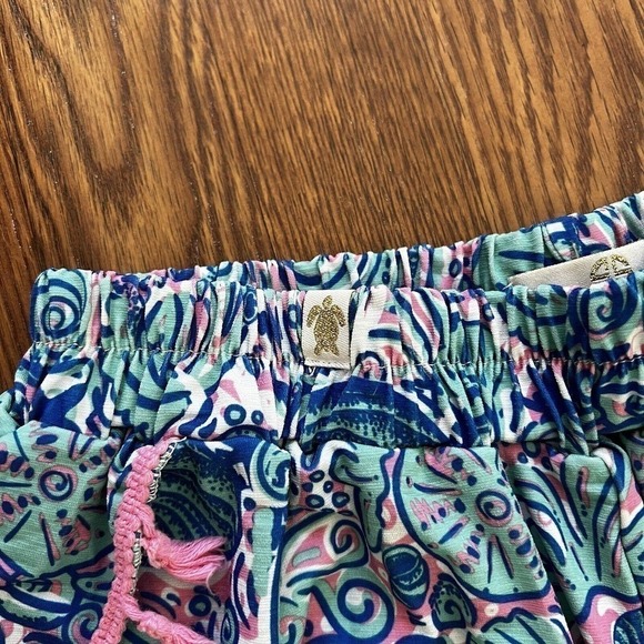 Simply Southern Shorts Womens S/M Seashell Print Tasseled Trim Brief Liner Beach - Picture 5 of 9